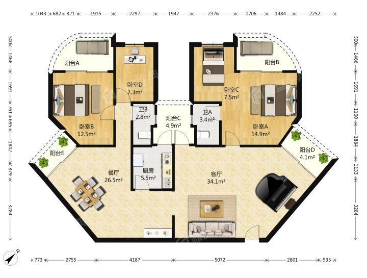 整租·景园大厦