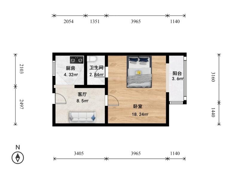 整租·车道沟南里