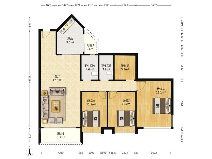 整租·嘉信城市花园(二期)