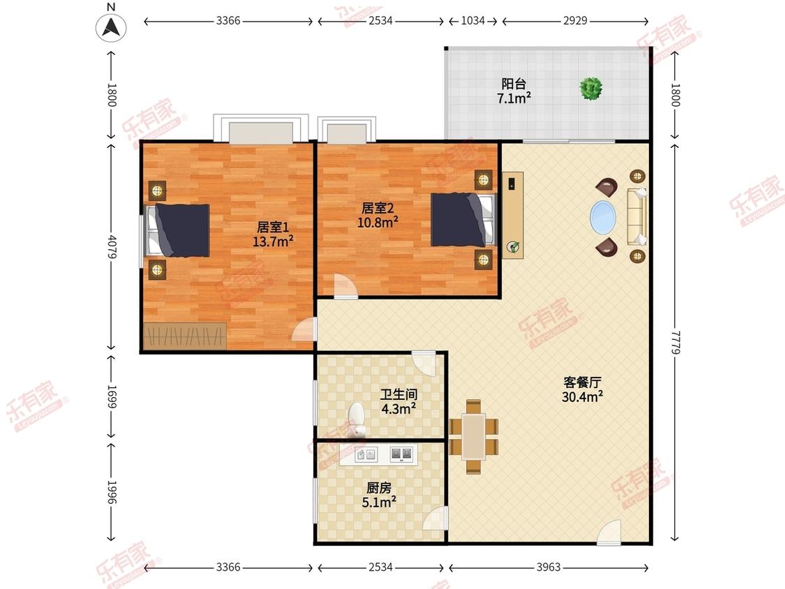 整租·玮鹏花园