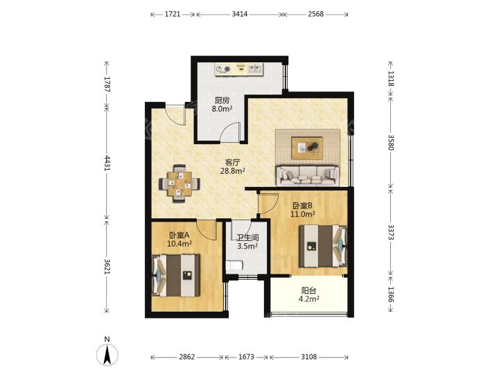 整租·旭景兴园