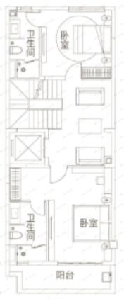 子君山麓城4室3厅6卫户型图
