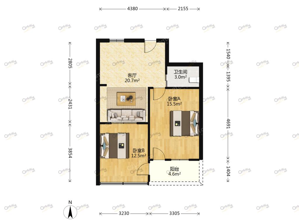 整租·桥儿头新村(石榴组团)