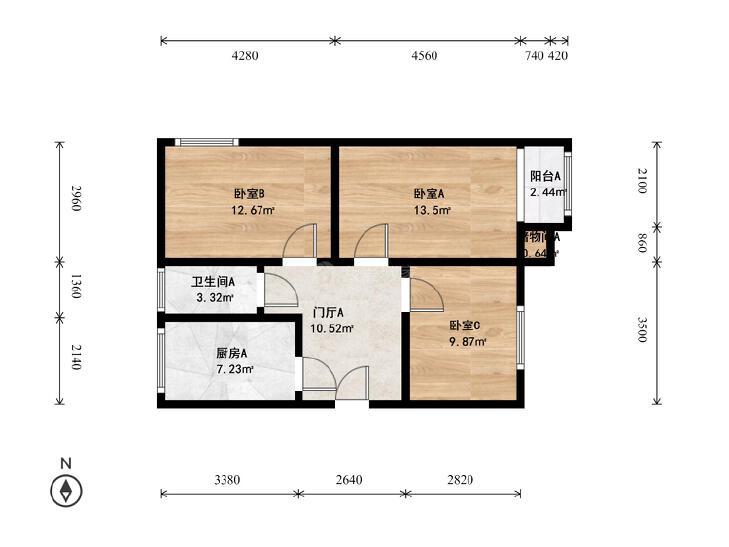 整租·迎风(二里)