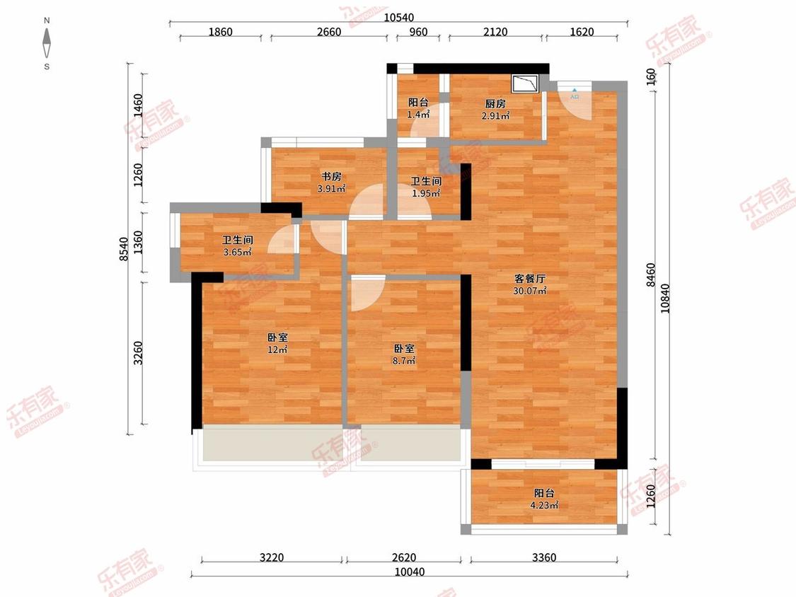 整租·龙光玖悦台