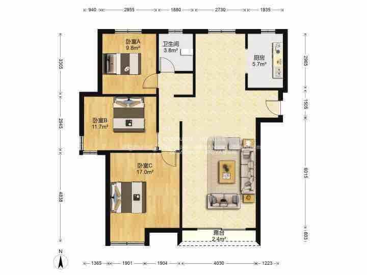 整租·鲁商常春藤