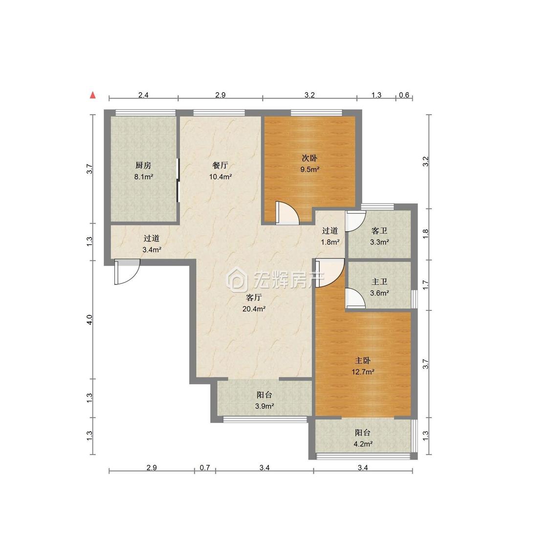 整租·新厦水岸天成