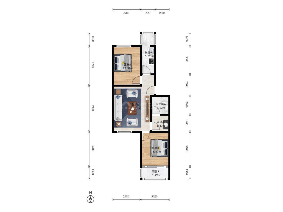 整租·梨园东里(房山)