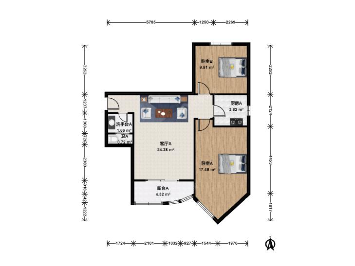 整租·珠江绿洲家园