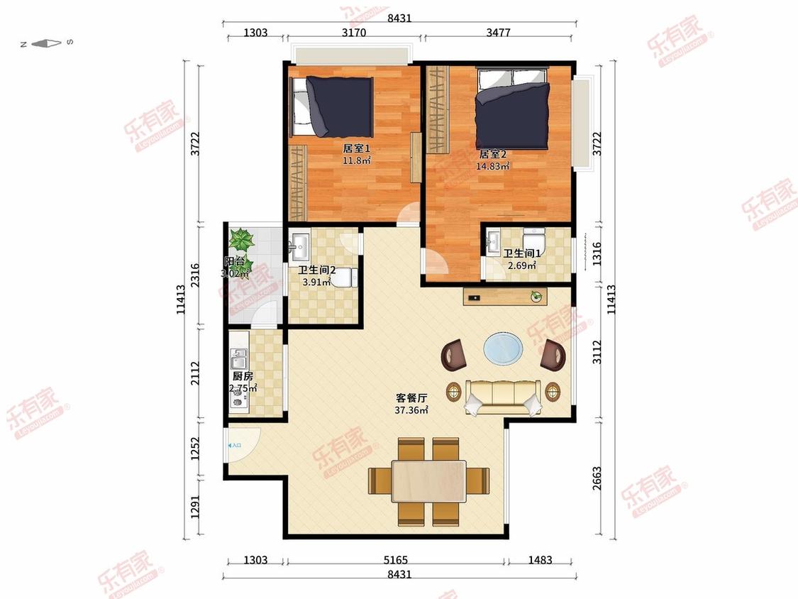 整租·骏景湾豪庭(蓬江)