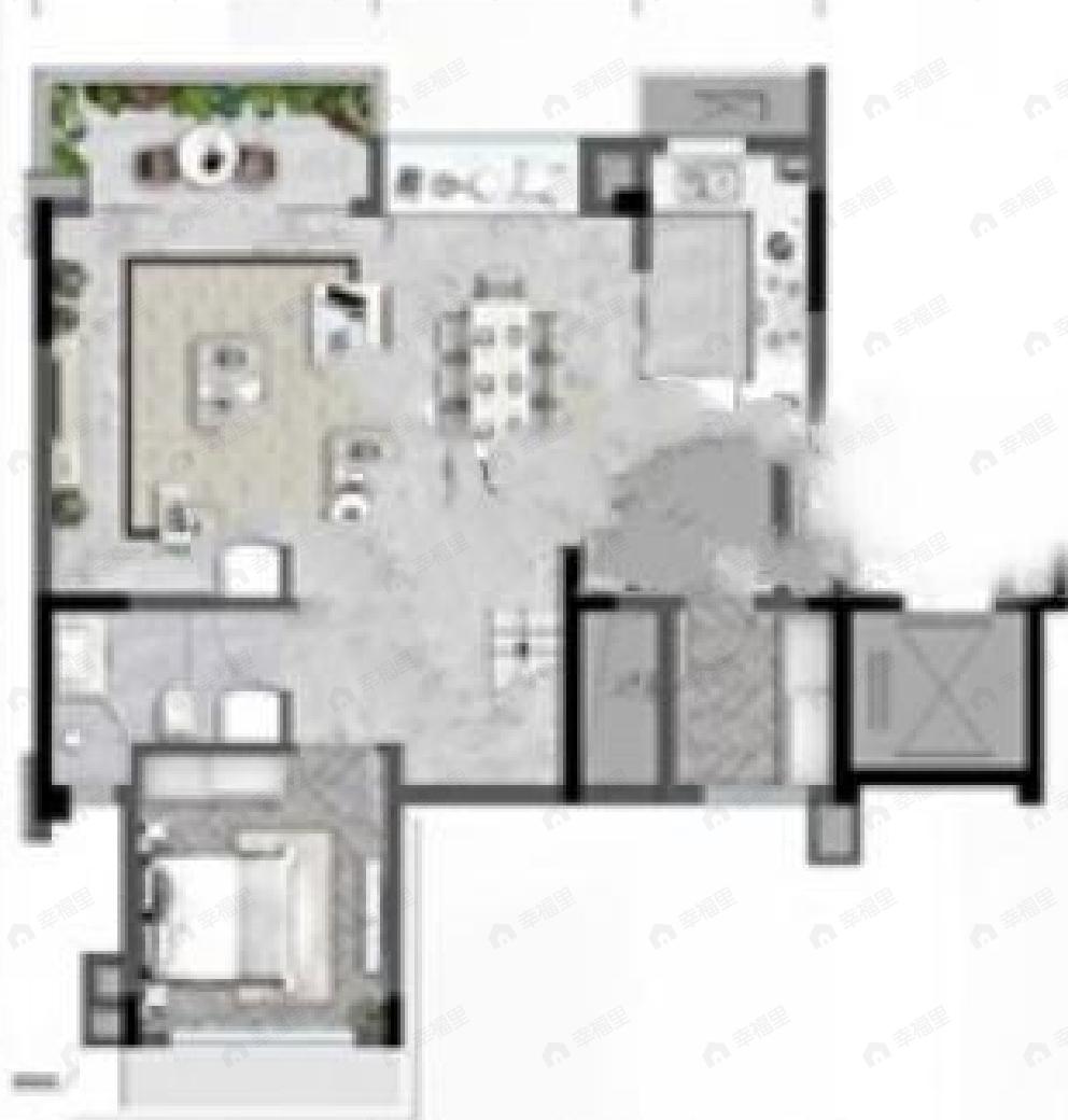 金科美的原上4室2厅3卫户型图