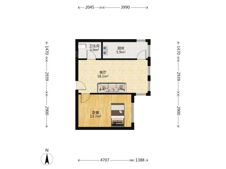整租·金域蓝城