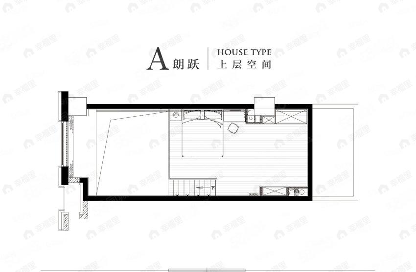 远洋春秋里1室1厅1卫户型图