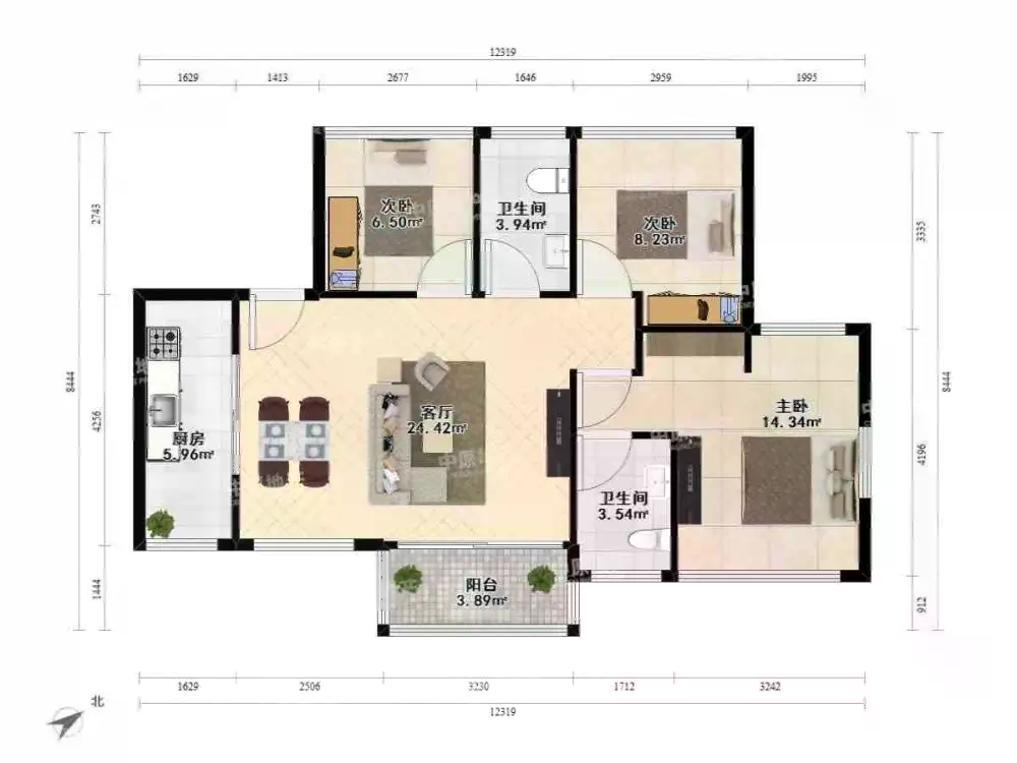 整租·前城滨海花园