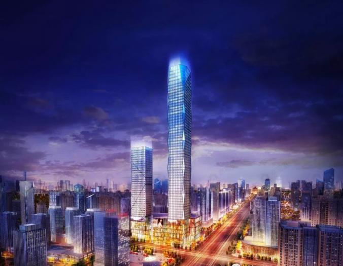 西安环球贸易中心效果图