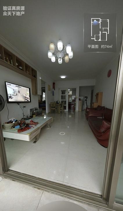 undefined整租·嘉裕雅轩 2室1厅74.35㎡ | 北 | 南海 九江