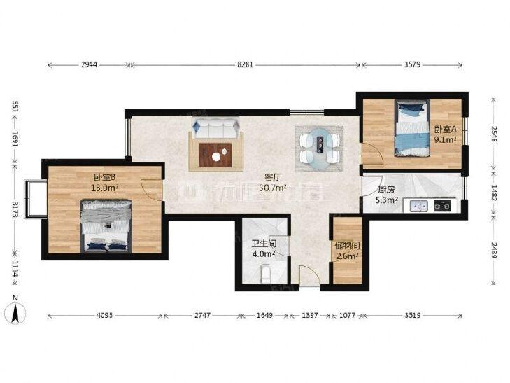 整租·润枫锦尚