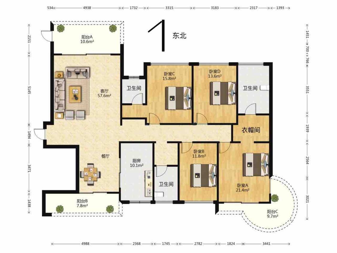 整租·中信红树湾(北区)
