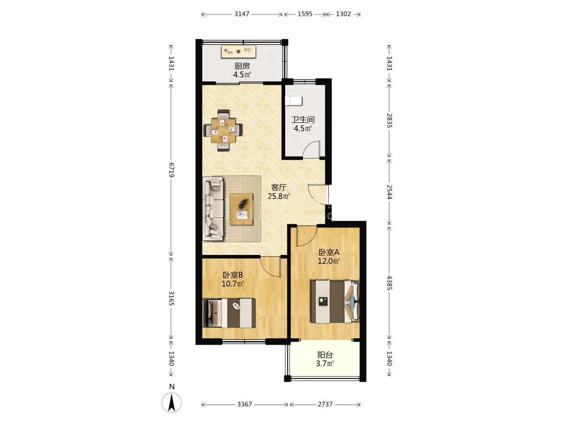 整租·黄海小区(南区)