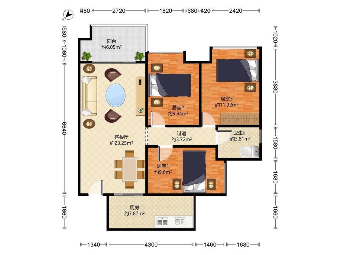 整租·天福华府