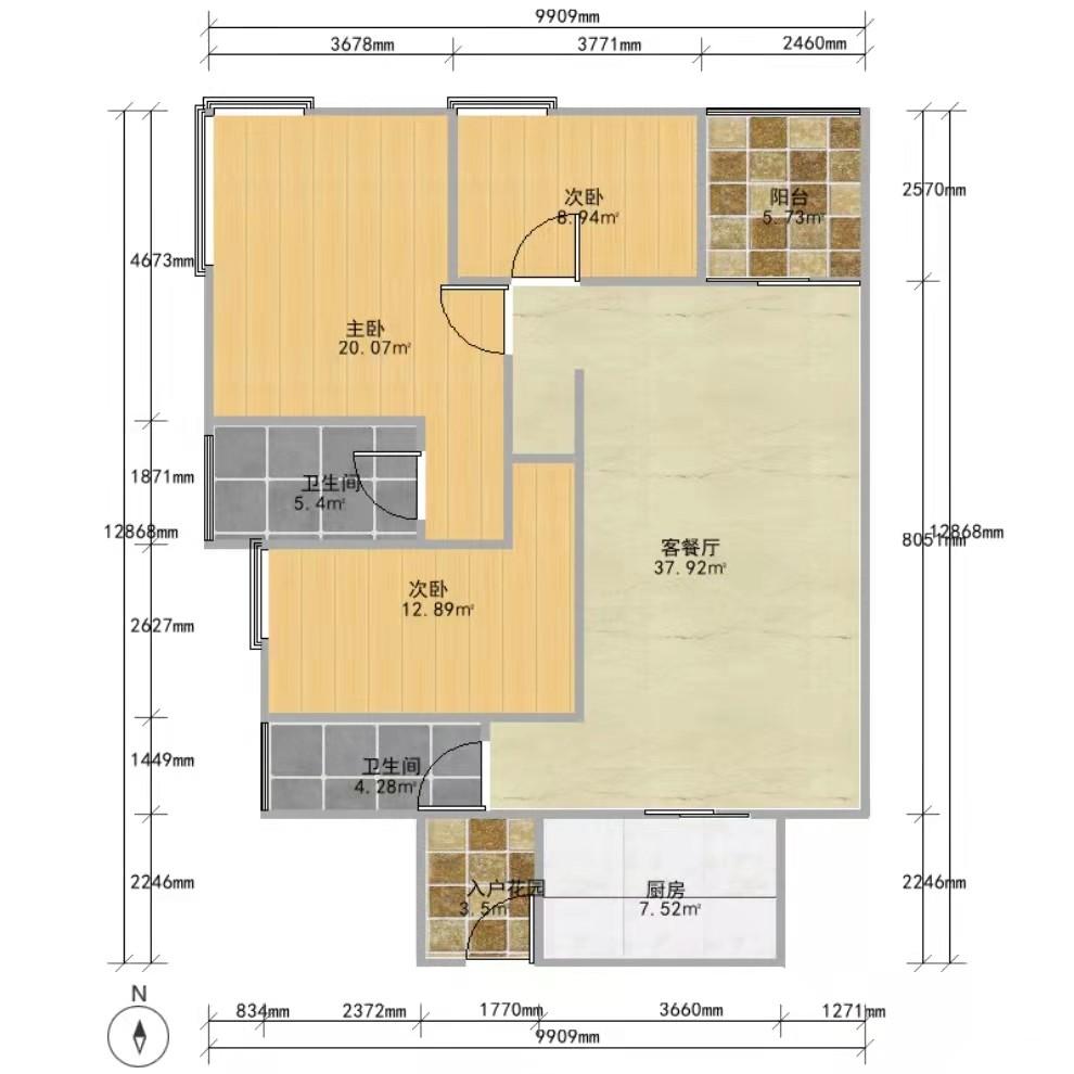整租·岭南新世界(云逸)