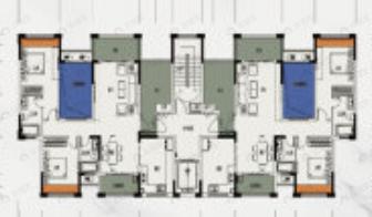 3室2厅2卫建面121平南户型图