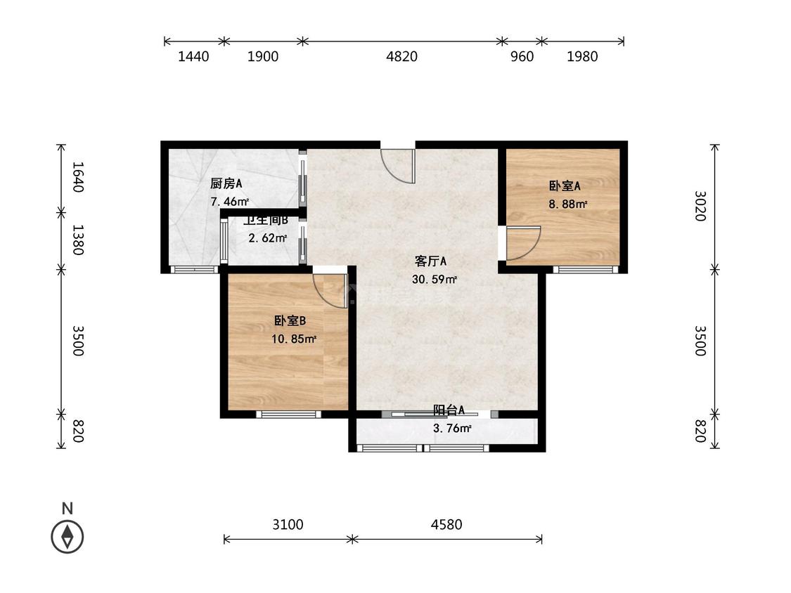 整租·中粮前滩海景壹号