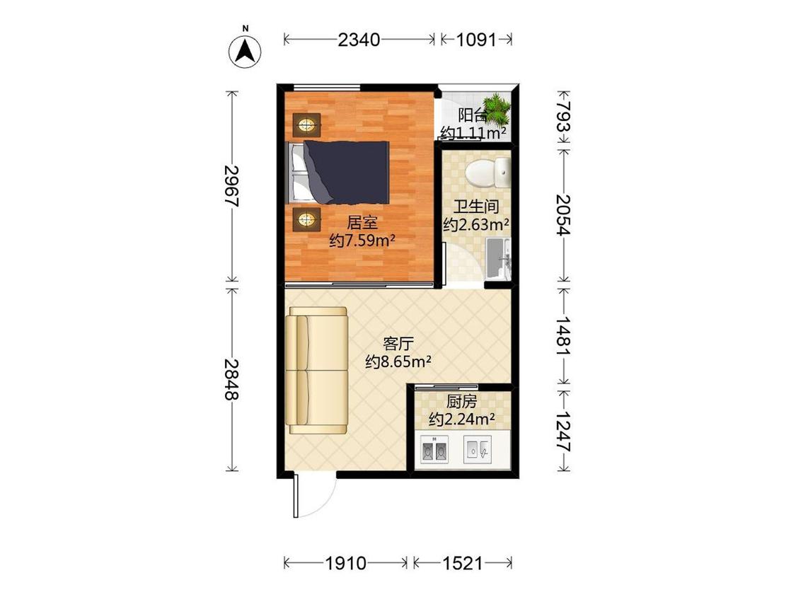 整租·旭飞花园
