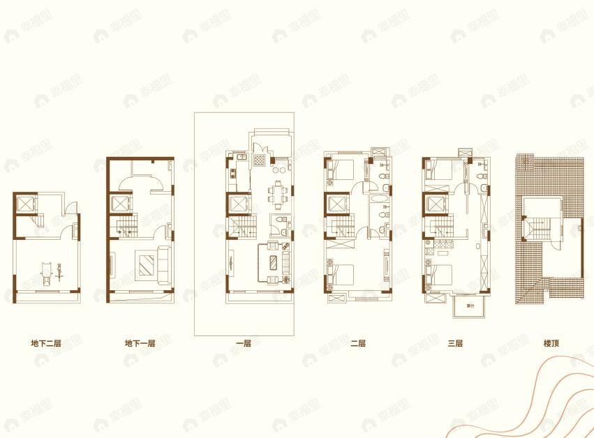 奥园北京源墅4室2厅3卫户型图