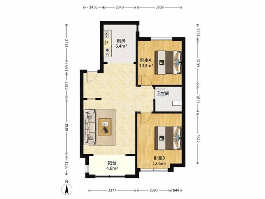 整租·建邦听海(东区)