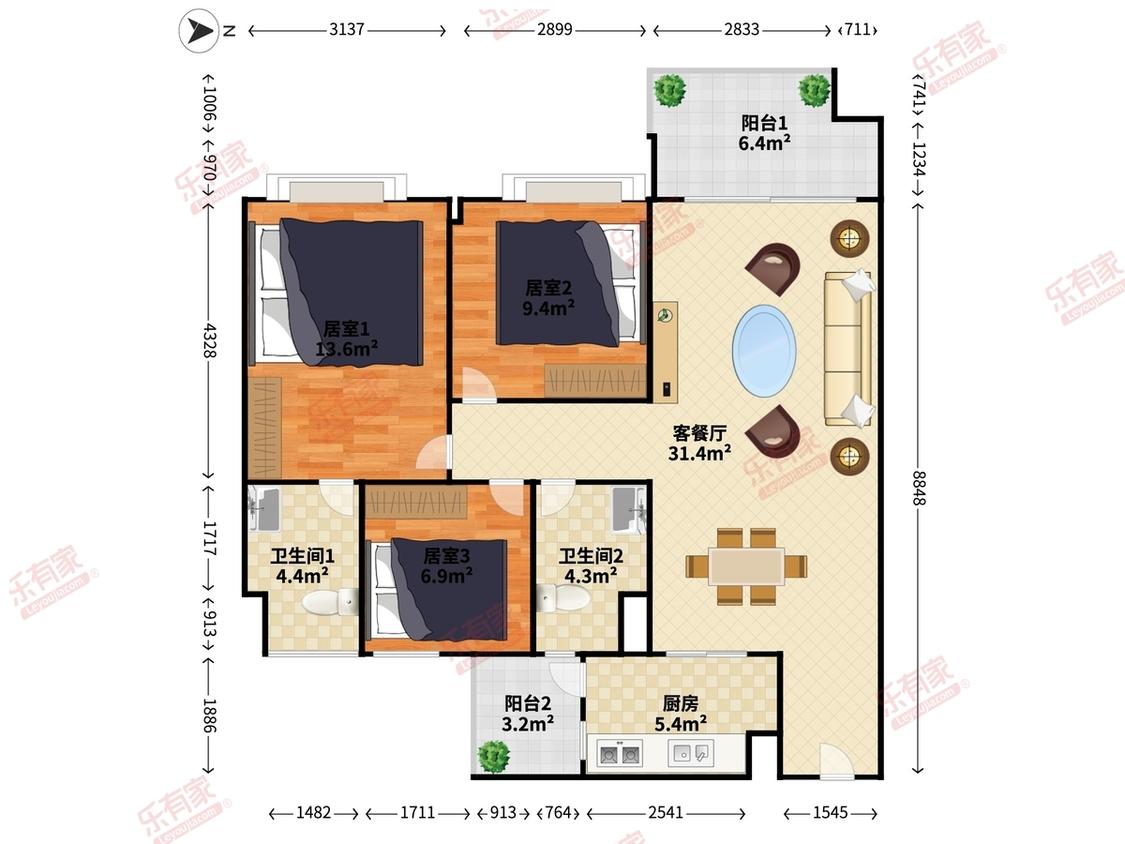整租·保利林语爱丁堡