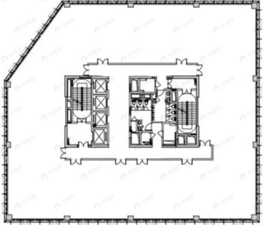 1室1厅建面1200平户型图