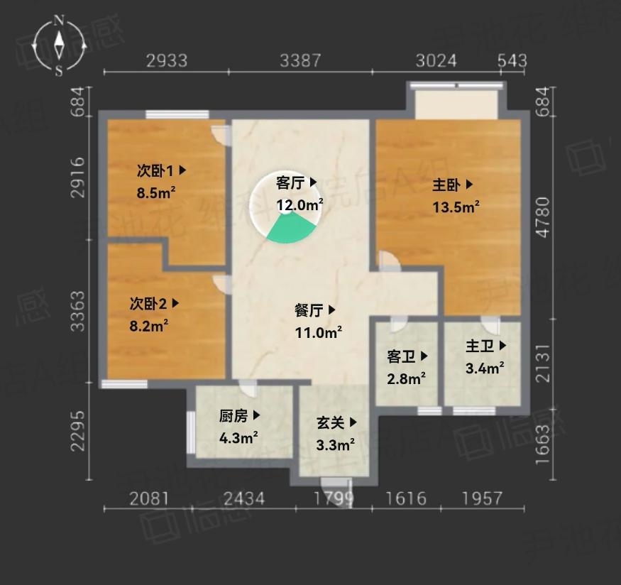 整租·绿地观堂