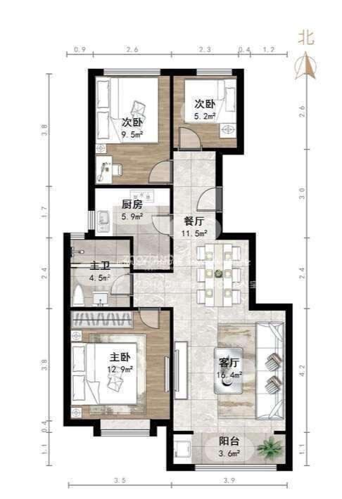 整租·鲁能领秀公馆