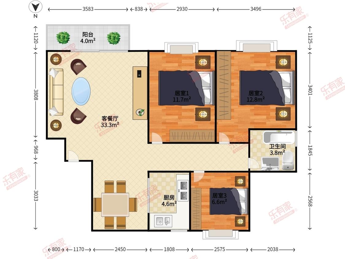 整租·旺海怡苑