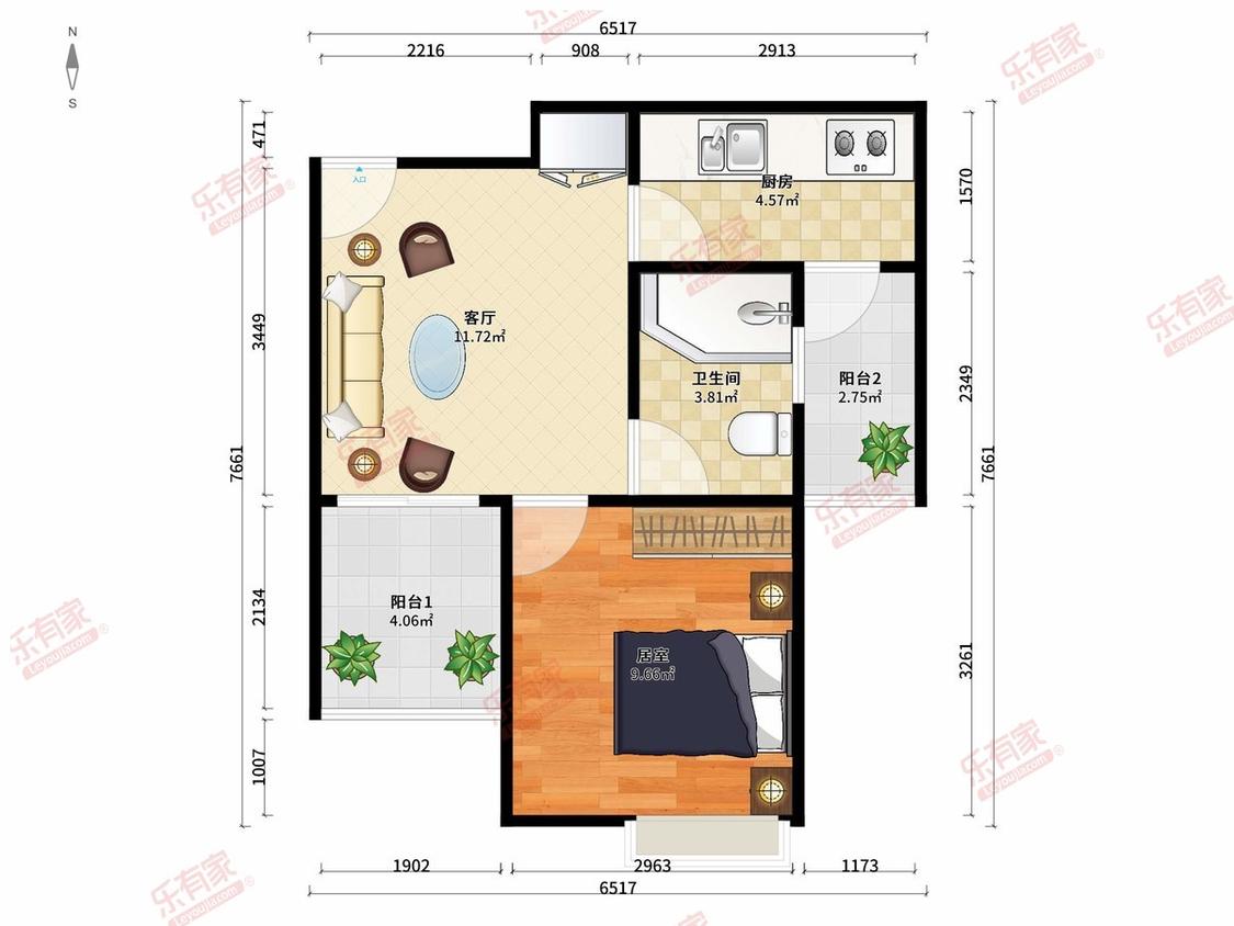 整租·越海家园