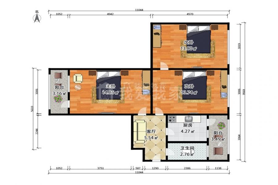 整租·江苏路小区