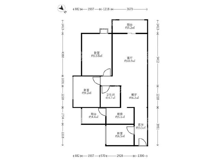 整租·金色俊园
