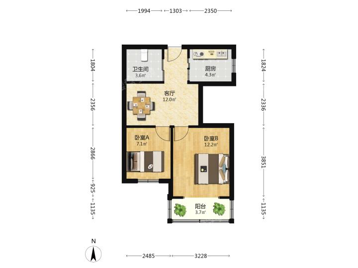 整租·北门桥路1号小区