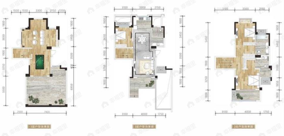 仁美熙和府5室2厅3卫户型图