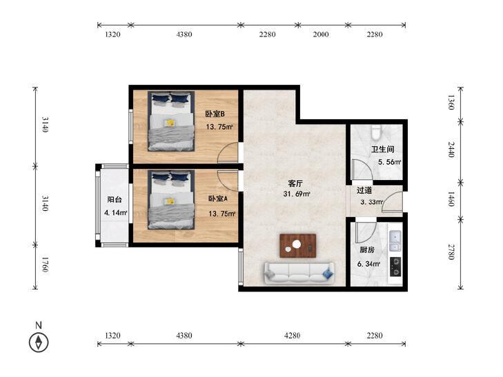 整租·方安苑小区