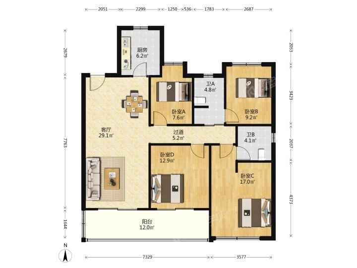 整租·德信大江壹号