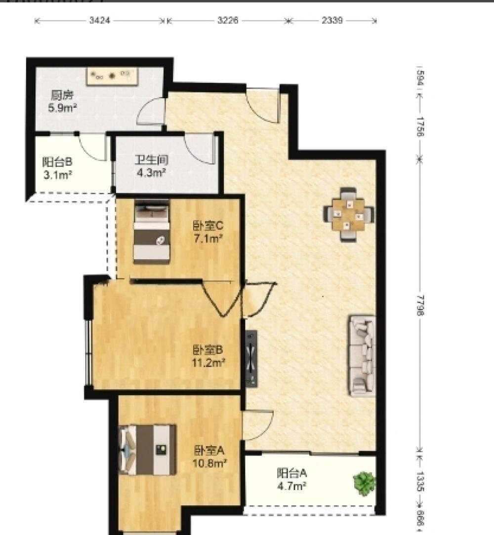 整租·乾坤国际城