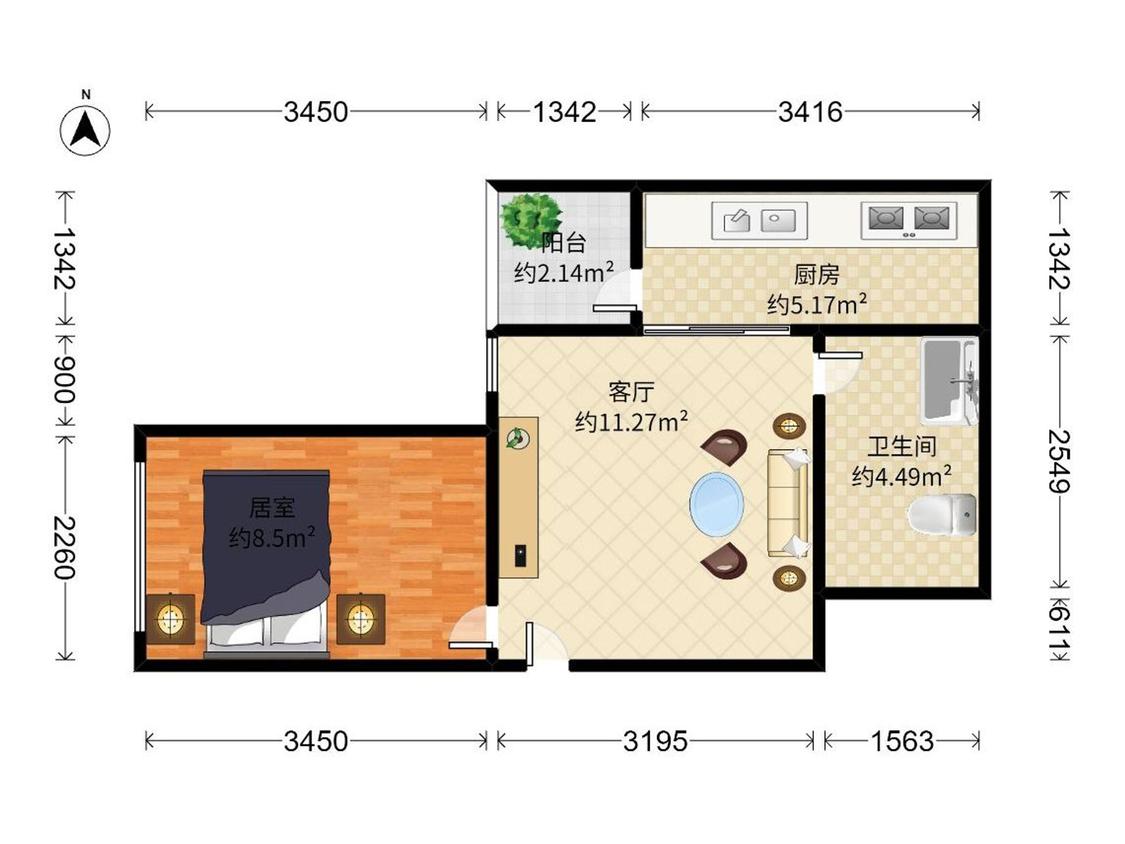 整租·华盛峰荟名庭