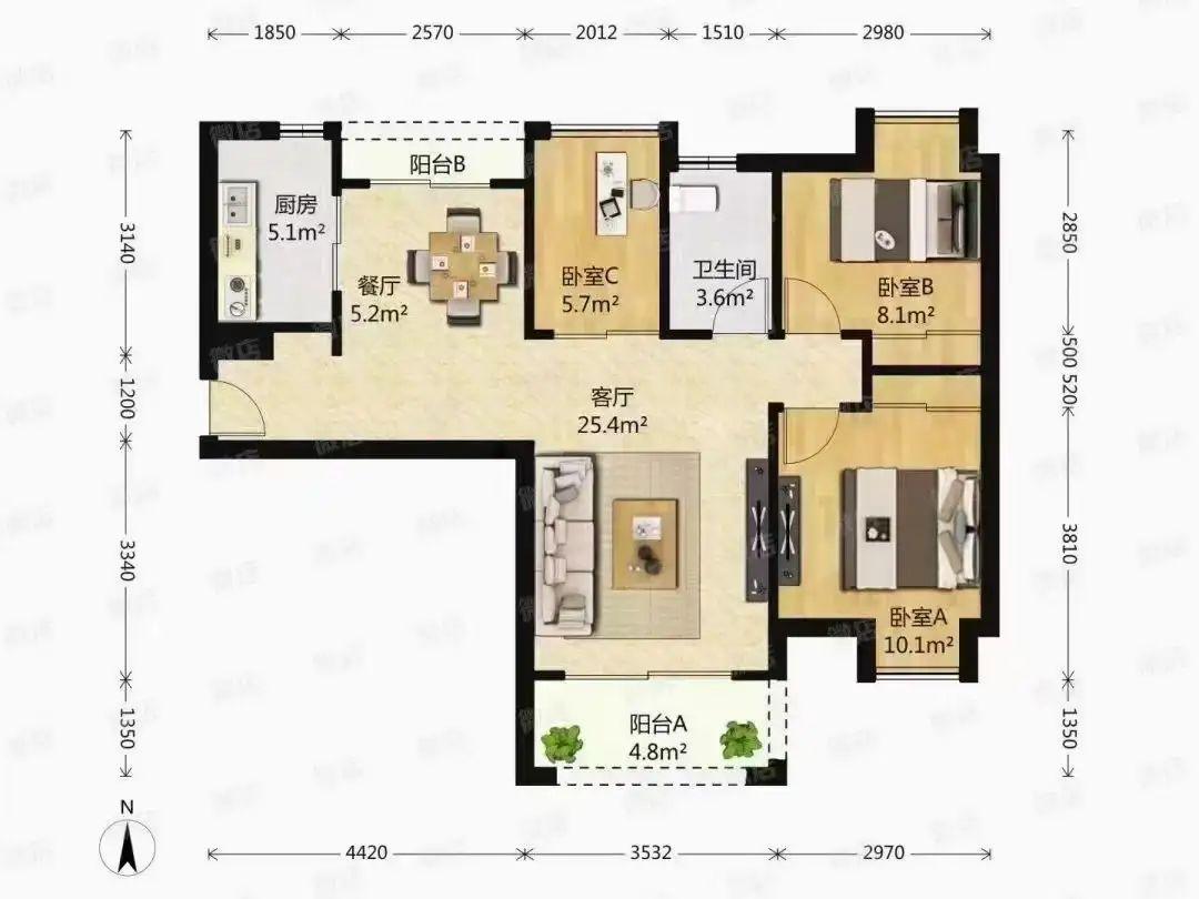 整租·中海锦城国际