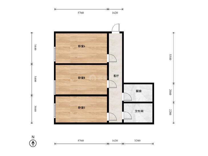 整租·六铺炕(三区)