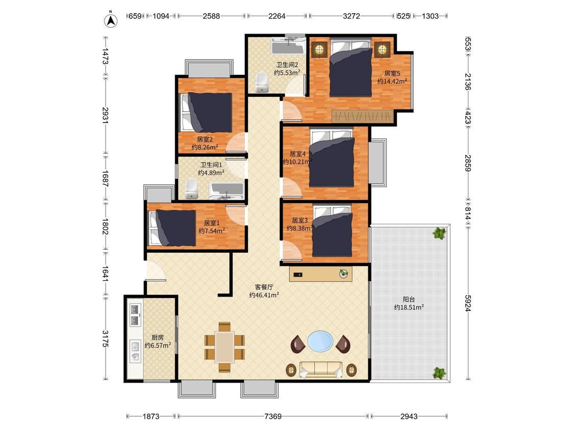 整租·鼎太风华(三期)