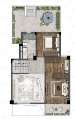 爱情公望府4室2厅2卫户型图