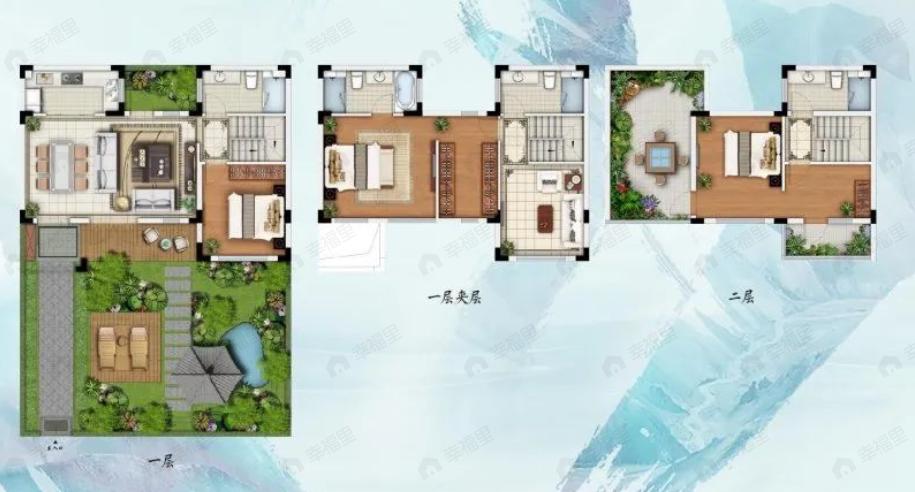 世茂龙湾国风十二期4室2厅4卫户型图