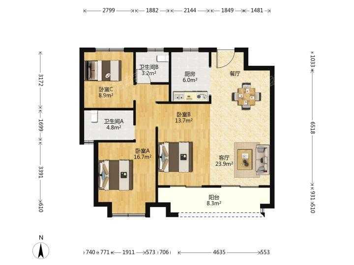 整租·新城大家云樾观岭